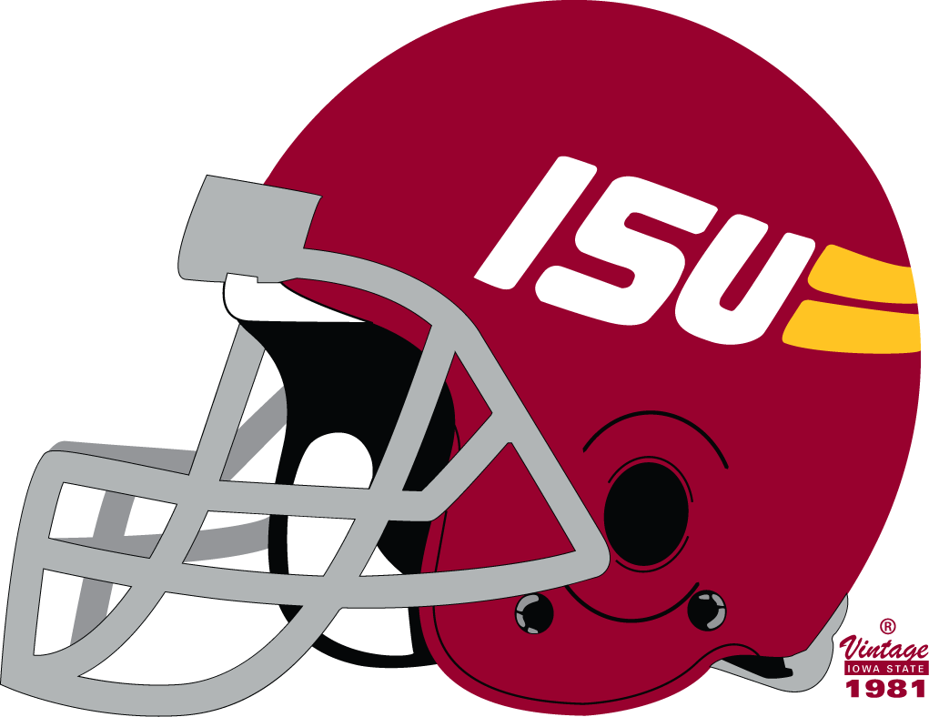 Iowa State Cyclones 1981-1983 Helmet Logo iron on transfers for T-shirts